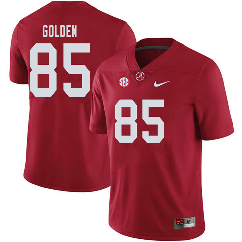 Men #85 Chris Golden Alabama Crimson Tide College Football Jerseys Sale-Crimson